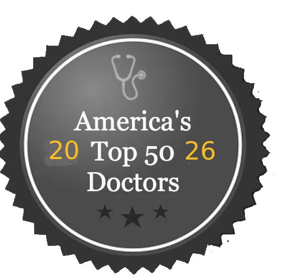 America’s Top 50 Doctors 2026 badge
